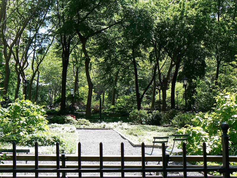 Greenwich Village: Jardin dans Greenwich Village